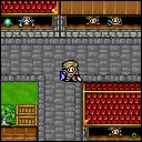 There are many merchants in the village.
